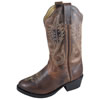 Smoky Mountain Children's Annie Leather Western Boot - Brown