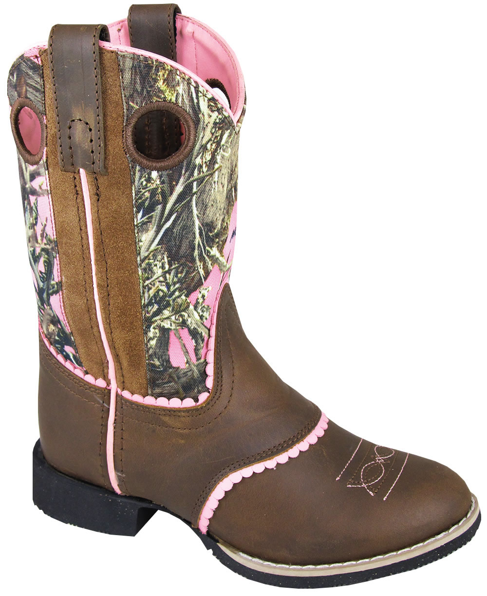 pink camo cowboy boots