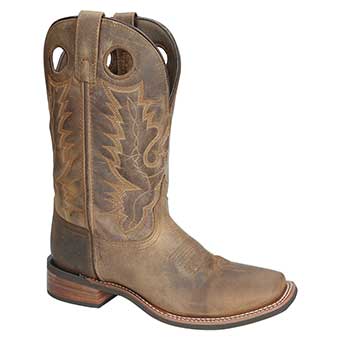Smoky Mountain Men's Duke Leather Western Boots - Brown #1