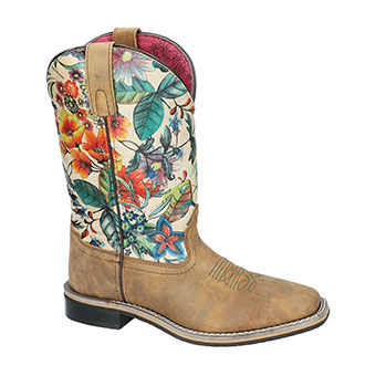 Smoky Mountain Women's Blossom Western Boots - Tan #3