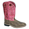 Smoky Mountain Women's Viper Western Boots - Brown/Pink